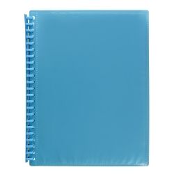 DISPLAY BOOK MARBIG A4 INSERT COVER REFILLABLE MARINE 20P DISPLAY BOOK MARBIG A4 INSERT COVER REFILLABLE MARINE 20P