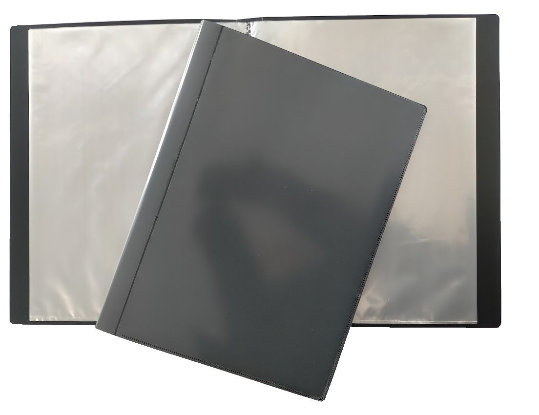 DISPLAY BOOK GNS A4 20 POCKET NON-REFILLABLE BLACK