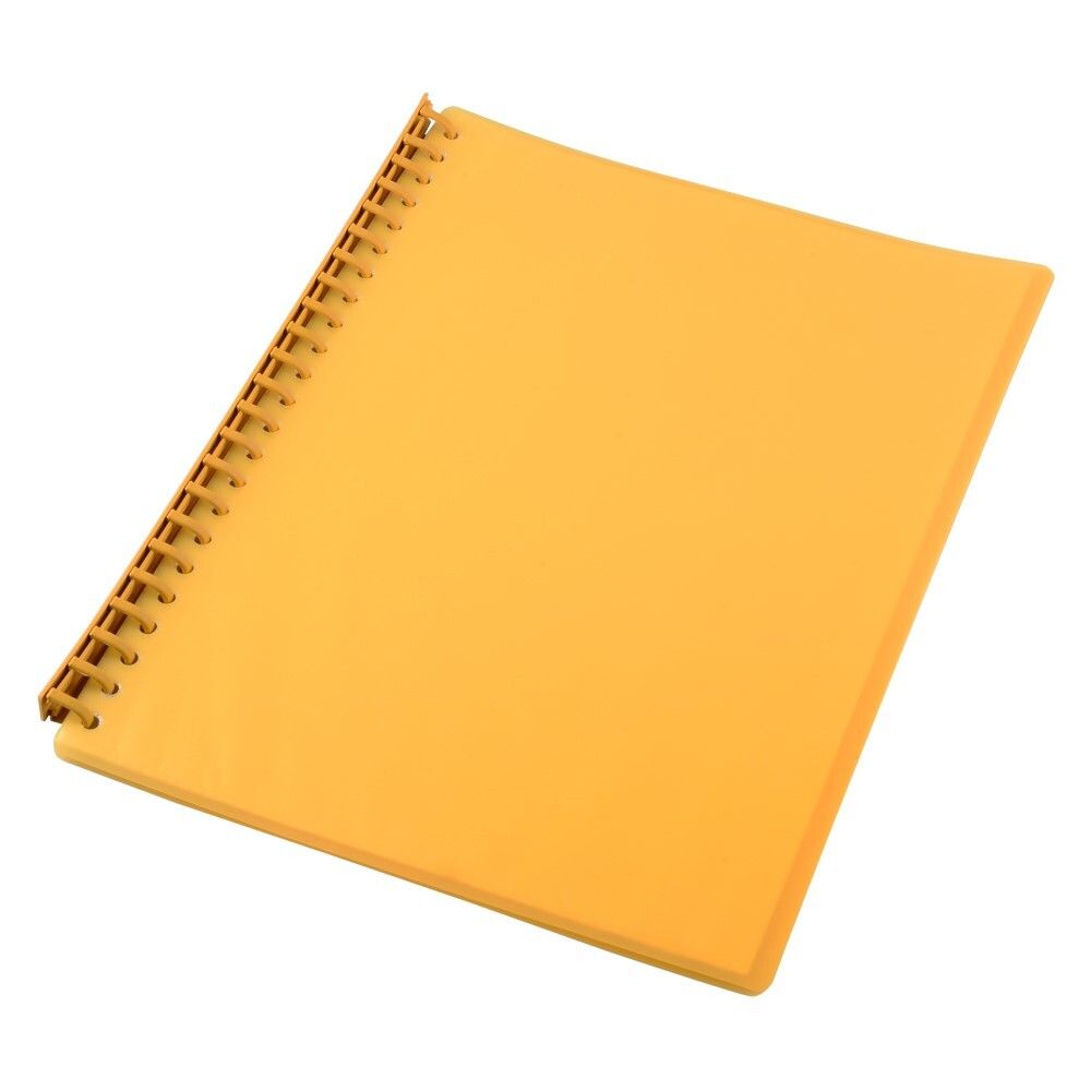 DISPLAY BOOK GNS A4 REFILLABLE YELLOW 20P
