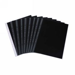 DISPLAY BOOK POCKET REFILLS 10'S A3 BLACK INSERTS DISPLAY BOOK POCKET REFILLS 10'S A3 BLACK INSERTS