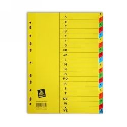 SP- DIVIDERS AVERY A4 MANILLA BRIGHT PRINTED A-Z