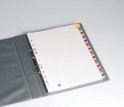 DIVIDERS AVERY A4 MYLAR PRINTED FLUORO TAB 1-31