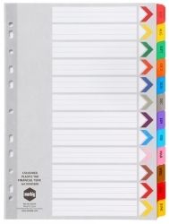 DIVIDERS MARBIG A4 BOARD FINANCIAL YEAR TAB REINFORCED DIVIDERS MARBIG A4 BOARD FINANCIAL YEAR TAB REINFORCED