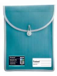 ATTACHE CASE PROTEXT FILE WITH ELASTIC CLOSURE AQUA ATTACHE CASE PROTEXT FILE WITH ELASTIC CLOSURE AQUA