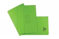 DOCUMENT WALLET STAT FC BOARD LIME