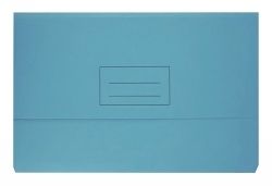 DOCUMENT WALLET BANTEX FC BOARD 240GSM LIGHT BLUE
