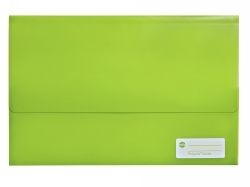 DOCUMENT WALLET MARBIG FOOLSCAP POLYPICK TRANSLUCENT LIME DOCUMENT WALLET MARBIG FOOLSCAP POLYPICK TRANSLUCENT LIME