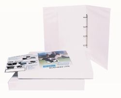 BINDER INSERT BANTEX A3 4 D-RING 38MM PORTRAIT WHITE