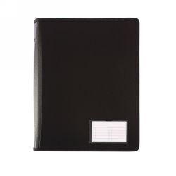 BINDER BANTEX A4 2 D-RING 25MM ZIPPERED BLACK