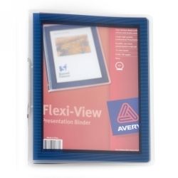 BINDER AVERY A4 2R FLEXI-VIEW NAVY