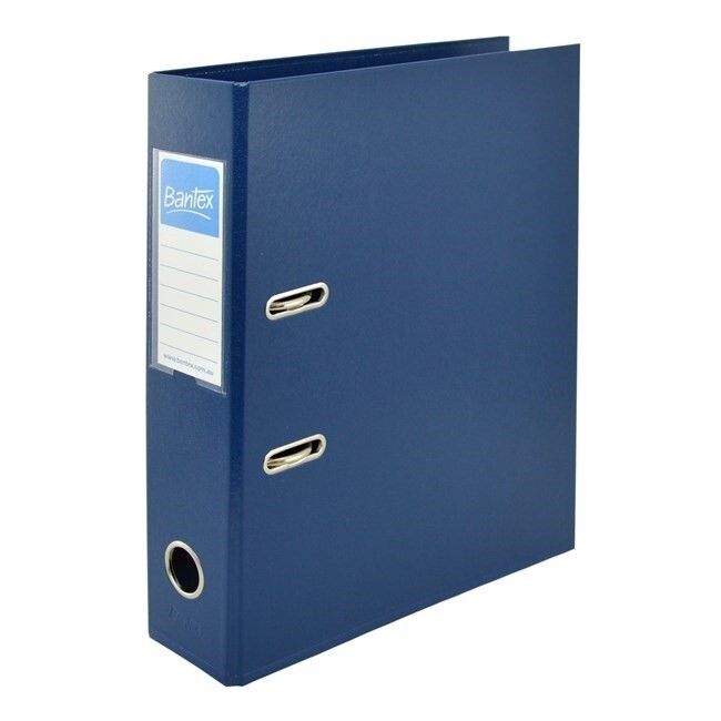 LEVER ARCH FILE BANTEX A4 PP 70MM BLUE