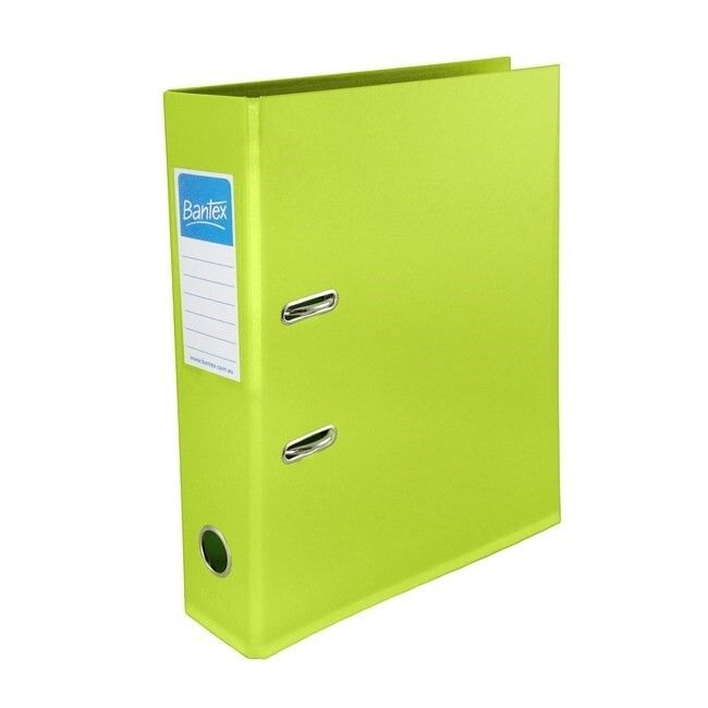 LEVER ARCH FILE BANTEX A4 70MM FRUIT LIME