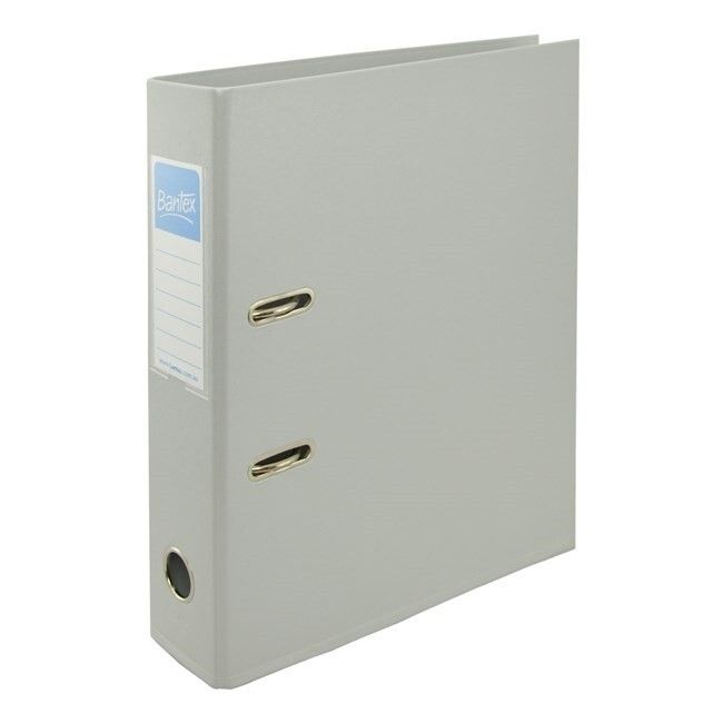 LEVER ARCH FILE BANTEX A4 70MM STANDARD GREY