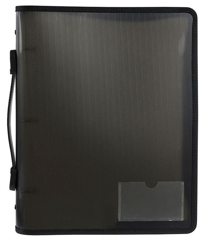 SP- BINDER MARBIG 25MM 3O ZIPPER WITH HANDLE SMOKE SP- BINDER MARBIG 25MM 3O ZIPPER WITH HANDLE SMOKE