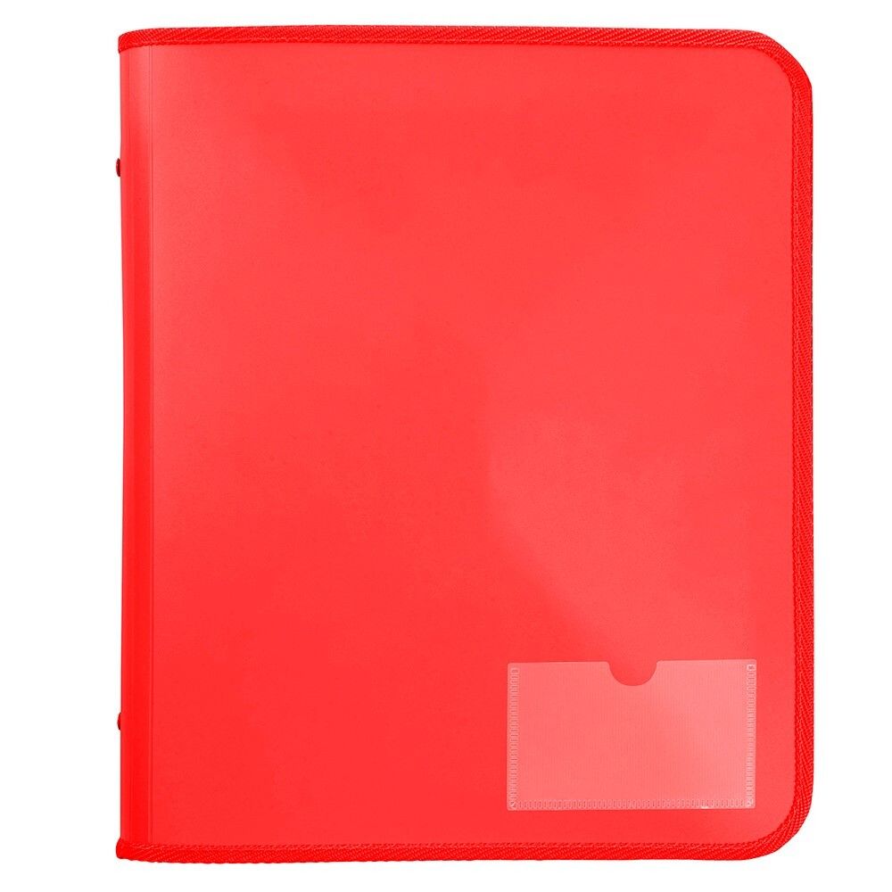 SP- BINDER MARBIG 25MM 2D WITH TECH CASE RED