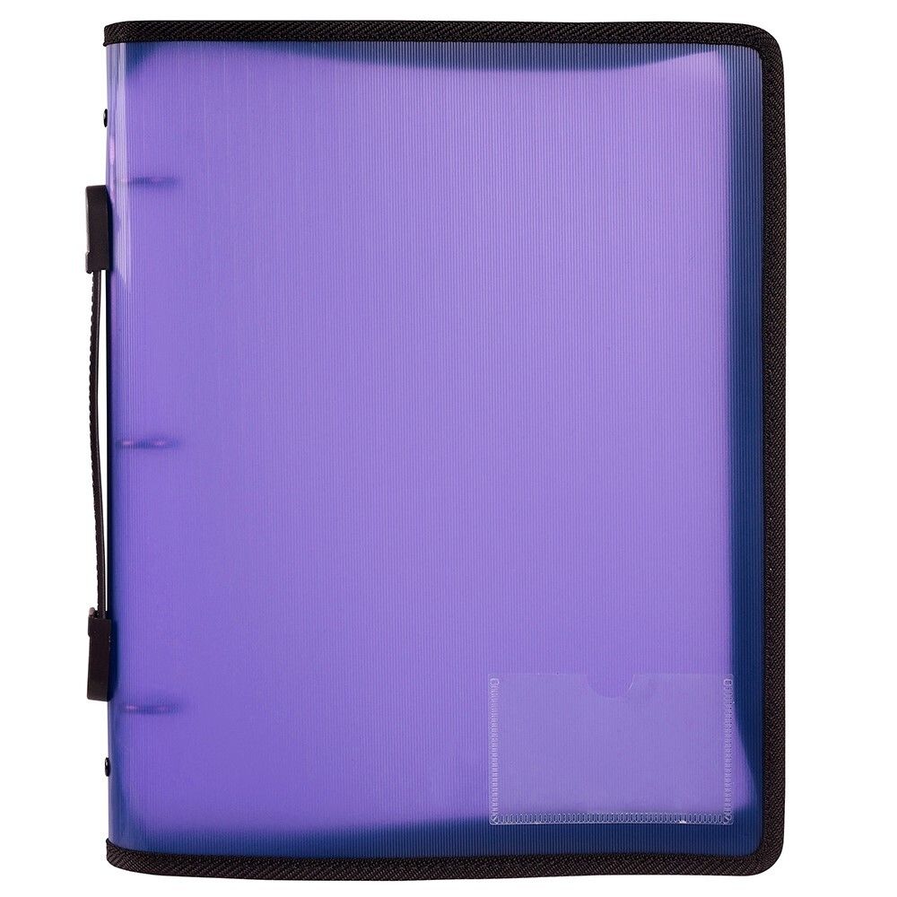 SP- BINDER MARBIG 25MM 3O ZIPPER WITH HANDLE PURPLE SP- BINDER MARBIG 25MM 3O ZIPPER WITH HANDLE PURPLE