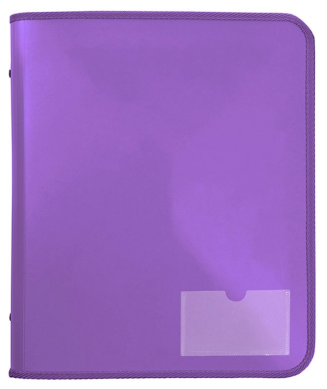 SP- BINDER MARBIG 25MM 2D WITH TECH CASE PURPLE