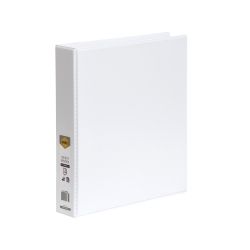 BINDER INSERT MARBIG A4 CLEARVIEW 3 D-RING 38MM WHITE