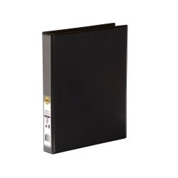 BINDER INSERT MARBIG A4 CLEARVIEW 4 D-RING 25MM BLACK BINDER INSERT MARBIG A4 CLEARVIEW 4 D-RING 25MM BLACK