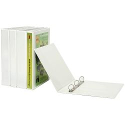 BINDER INSERT MARBIG A5 CLEARVIEW 2 D-RING 25MM WHITE BINDER INSERT MARBIG A5 CLEARVIEW 2 D-RING 25MM WHITE