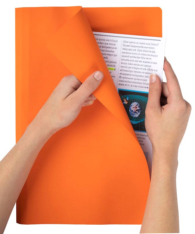 MANILLA FOLDER MARBIG F/C ORANGE BX100