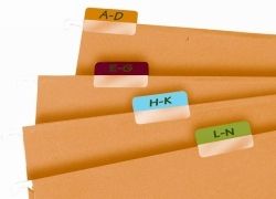 SP- INDEX TABS 3L 12X25MM ASST COLS PK72