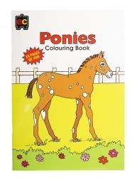 BOOK COLOURING EC PONIES