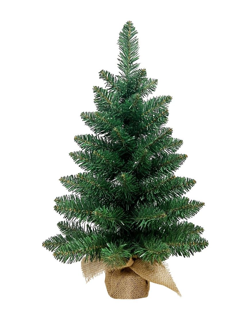 TABLE TREE XMAS 60CM PINE SACK POT