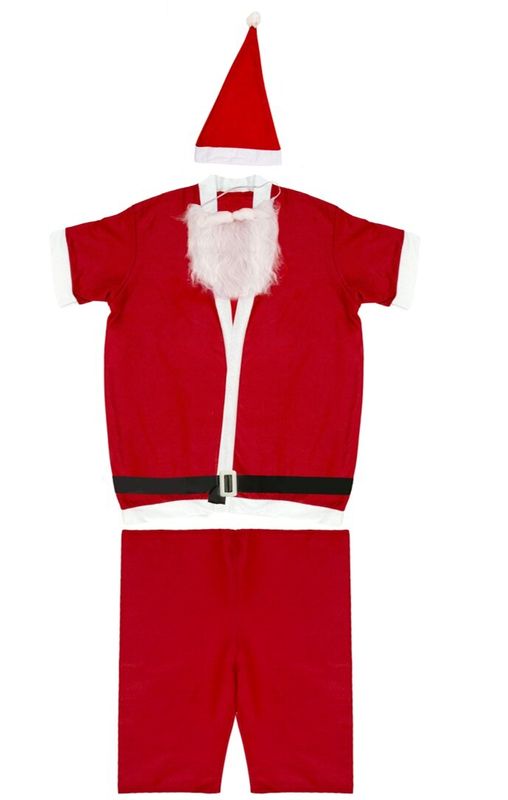 XMAS SANTA SUMMER SUIT 5 PIECE