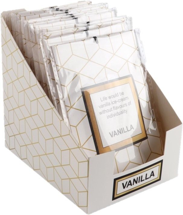 SCENTED SACHETS GNS 10X15CM WITH RIBBON VANILLA