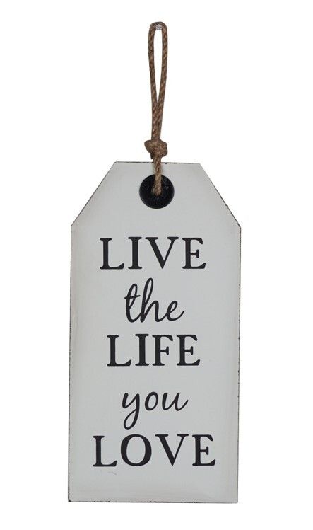 GIFT ACP 24X12X2CM WALL ART LIVE THE LIFE YOU LOVE GIFT ACP 24X12X2CM WALL ART LIVE THE LIFE YOU LOVE