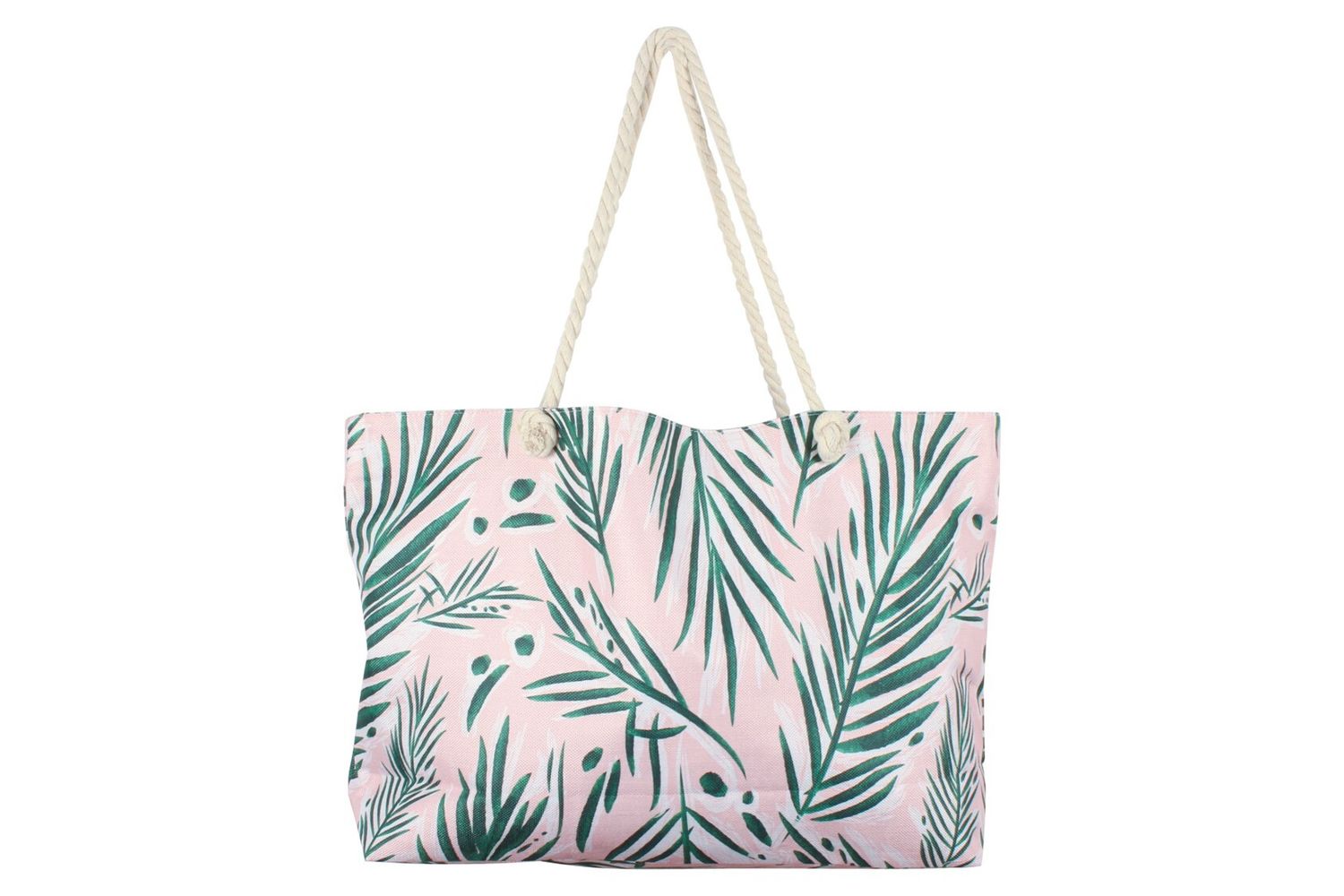 BEACH BAG GOODVIBES JUMBO 70X42X15CM WITH INNER ZIP AND PKT PAINTED PALMS BEACH BAG GOODVIBES JUMBO 70X42X15CM WITH INNER ZIP AND PKT PAINTED PALMS