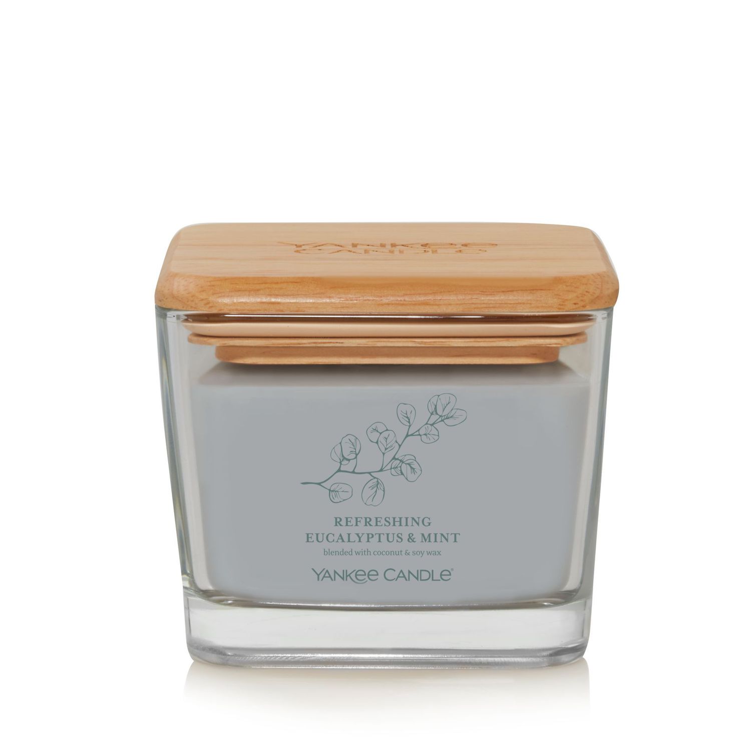 CANDLE YANKEE WELL LIVING MEDIUM REFRESHING EUCALYPTUS & MINT