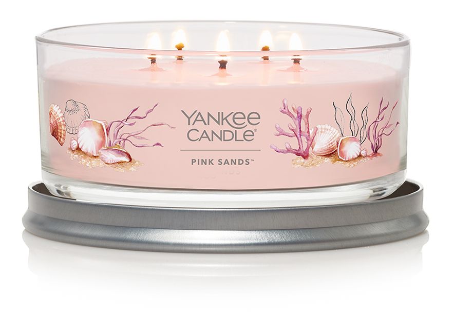 CANDLE YANKEE SIGNATURE 5 WICK TUMBLER PINK SANDS CANDLE YANKEE SIGNATURE 5 WICK TUMBLER PINK SANDS