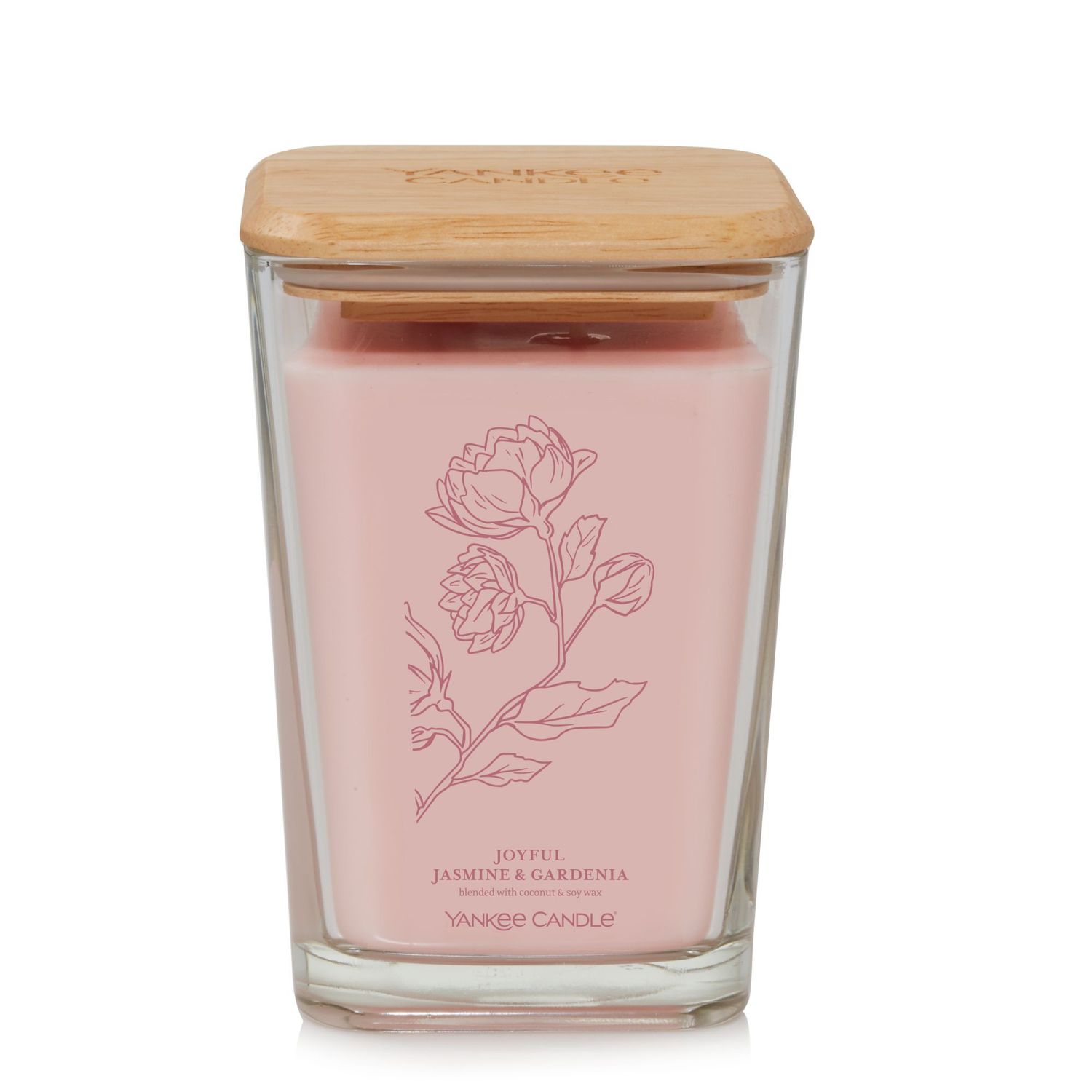 CANDLE YANKEE WELL LIVING LARGE JOYFUL JASMINE & GARDENIA