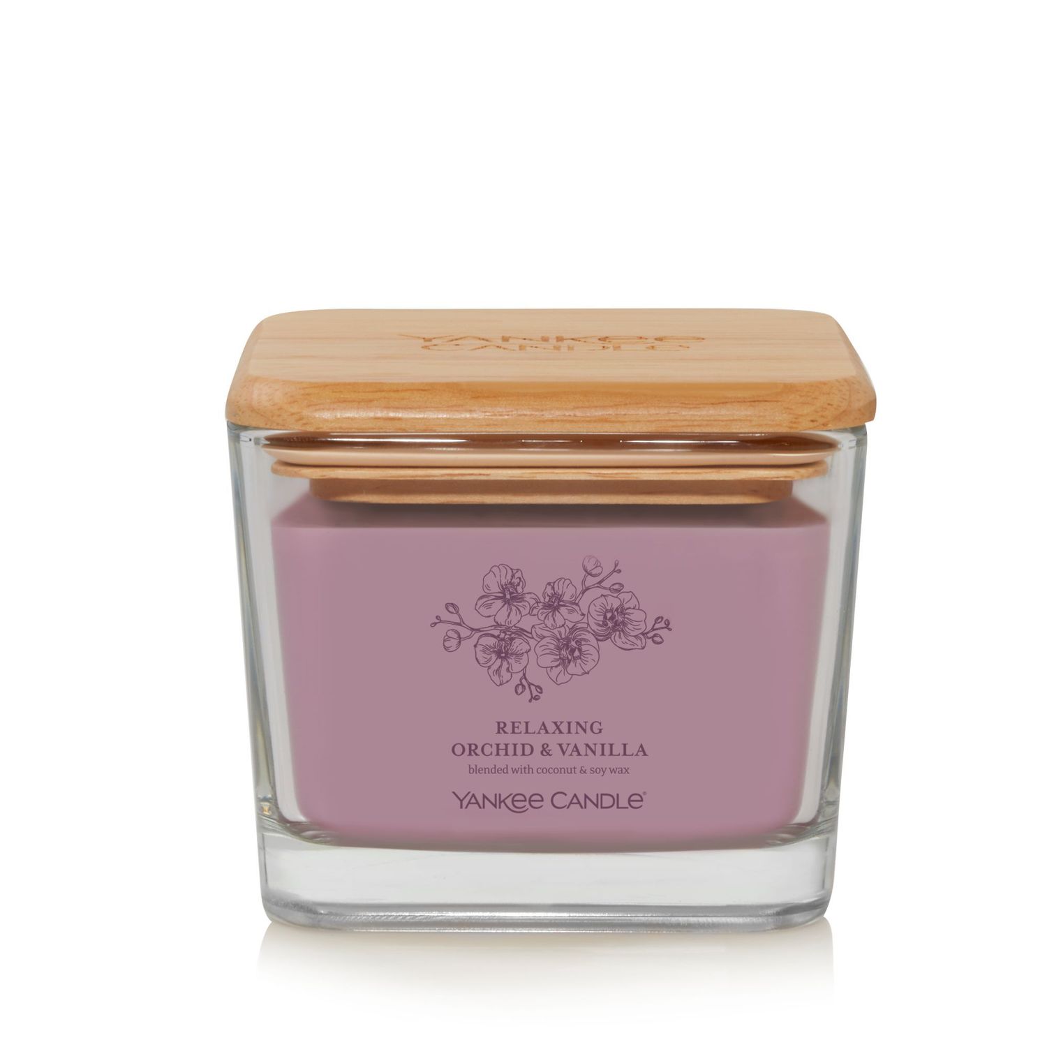 CANDLE YANKEE WELL LIVING MEDIUM RELAXING ORCHID & VANILLA