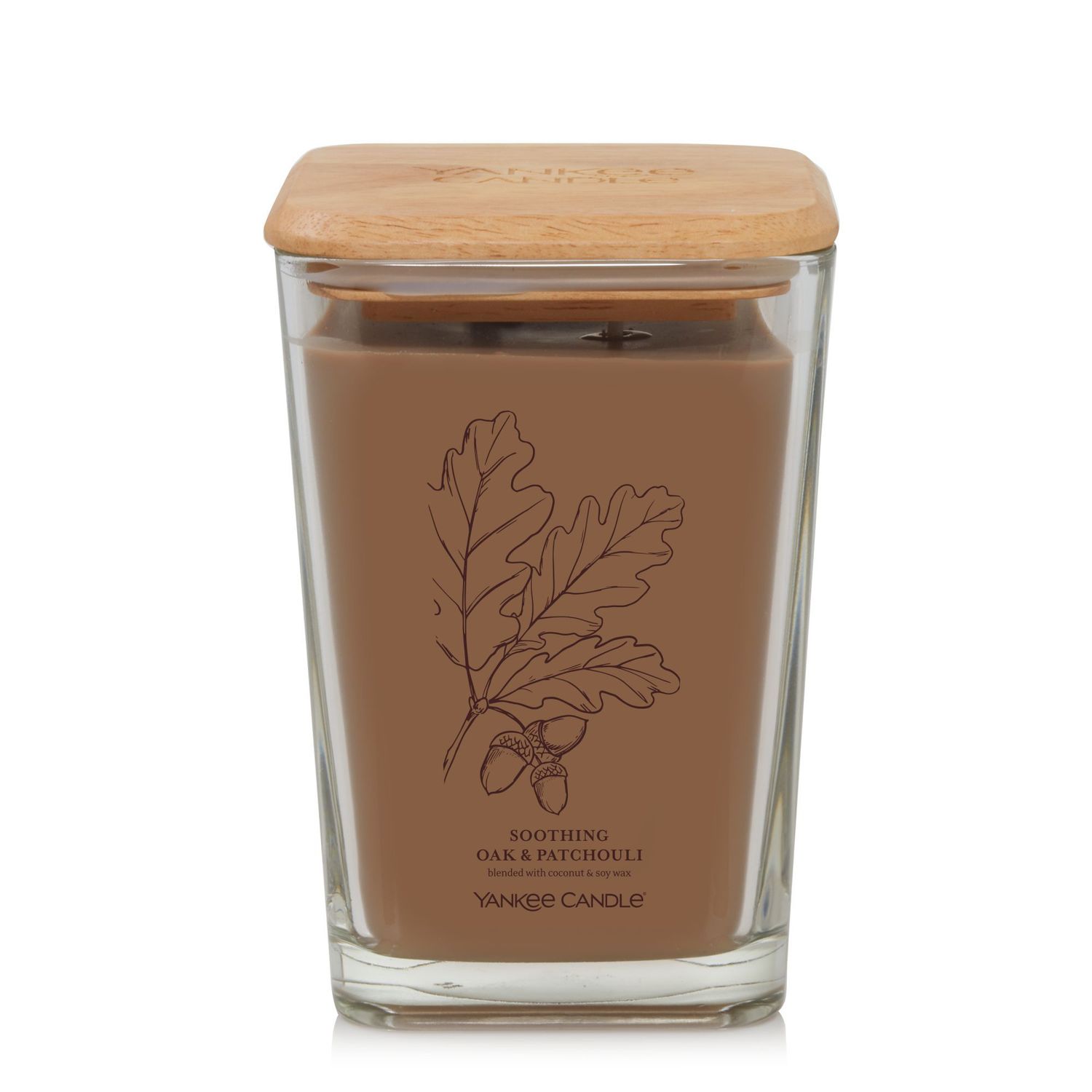 CANDLE YANKEE WELL LIVING LARGE SOOTHING OAK & PATCHOULI CANDLE YANKEE WELL LIVING LARGE SOOTHING OAK & PATCHOULI
