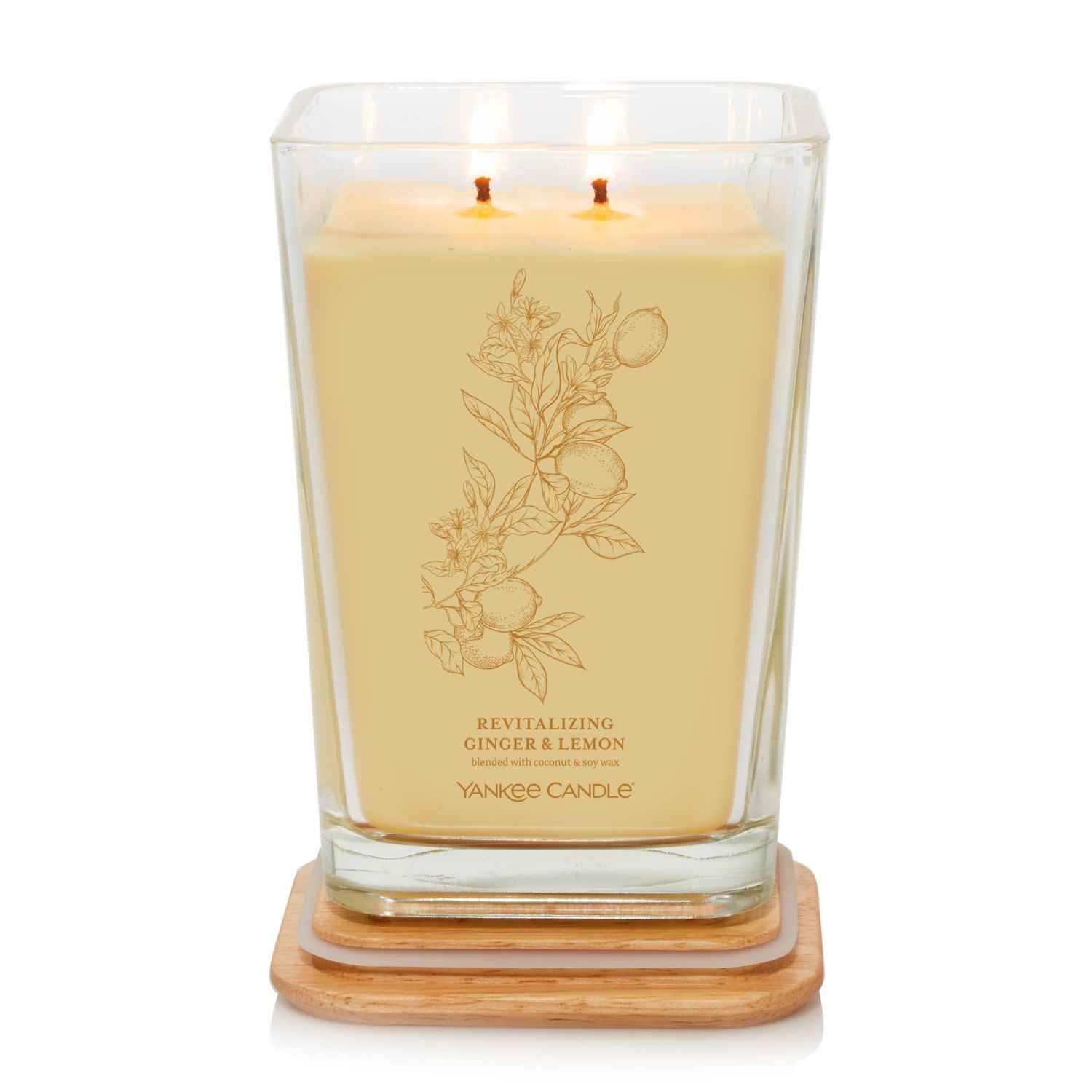 CANDLE YANKEE WELL LIVING LARGE REVITALIZING GINGER & LEMON CANDLE YANKEE WELL LIVING LARGE REVITALIZING GINGER & LEMON