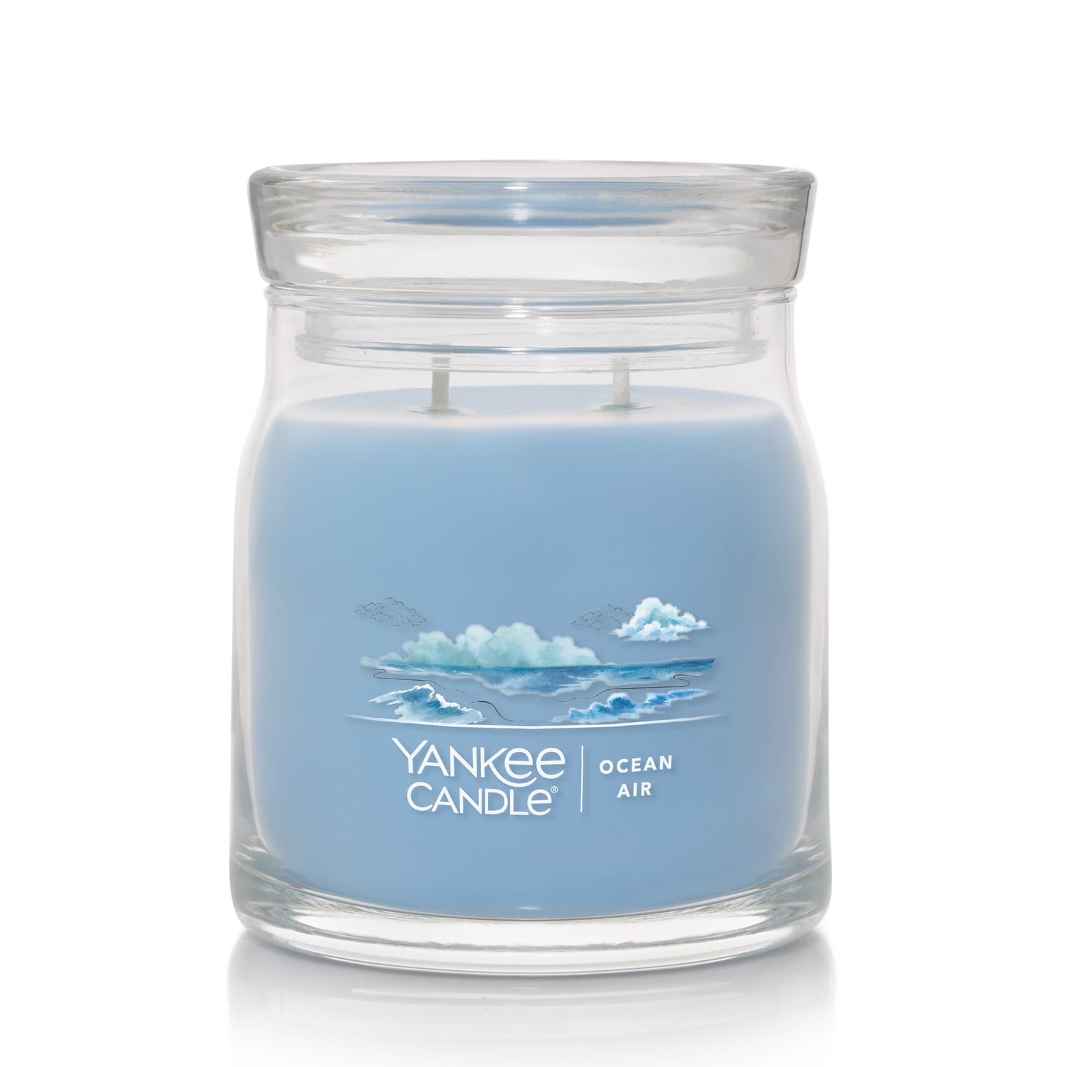 CANDLE YANKEE SIGNATURE MEDIUM JAR OCEAN AIR