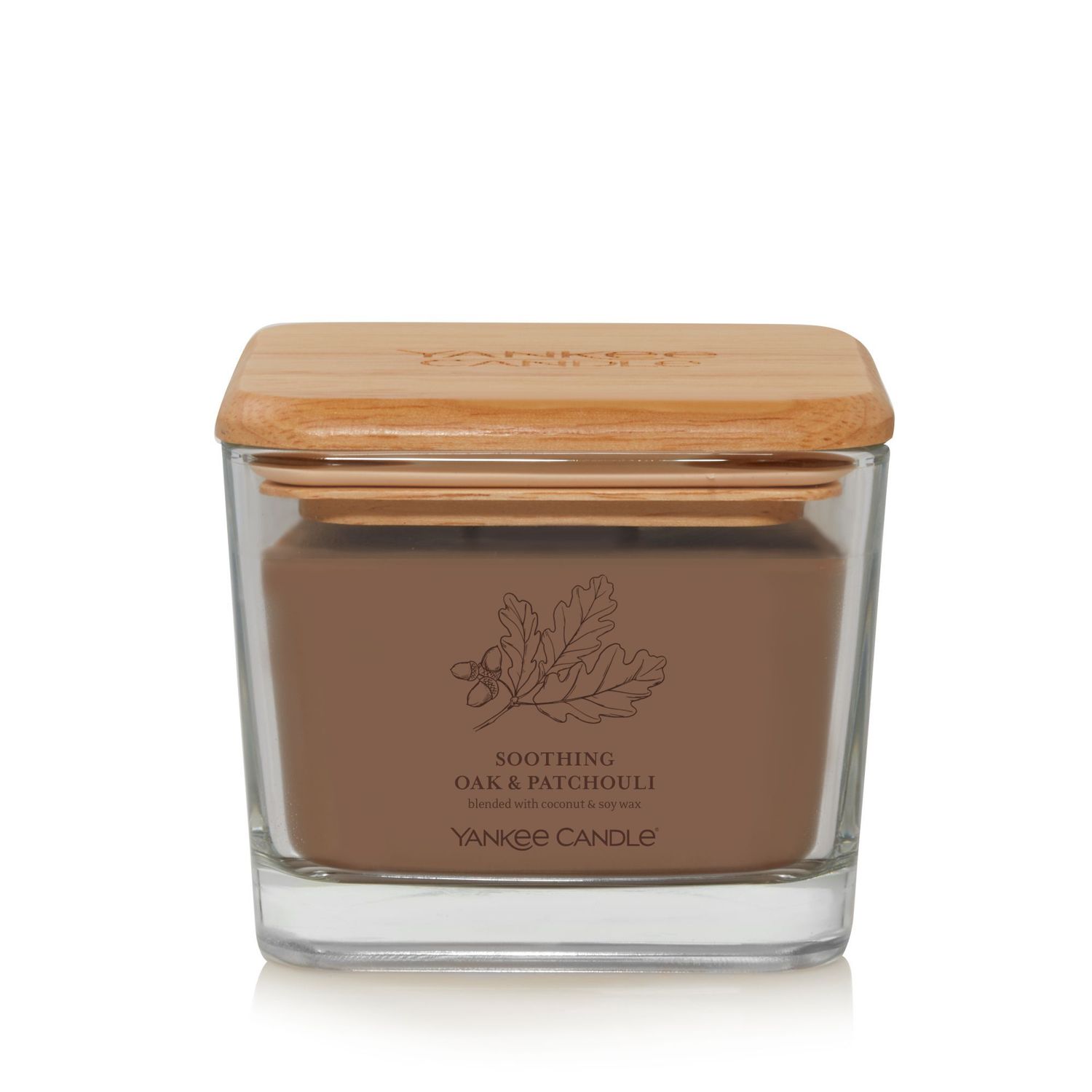 CANDLE YANKEE WELL LIVING MEDIUM SOOTHING OAK & PATCHOULI CANDLE YANKEE WELL LIVING MEDIUM SOOTHING OAK & PATCHOULI