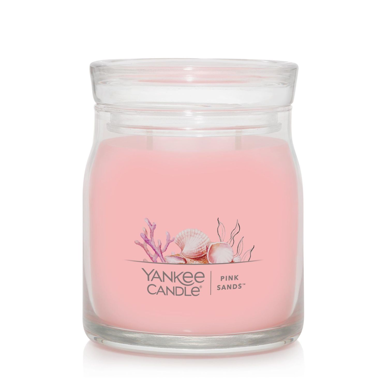CANDLE YANKEE SIGNATURE MEDIUM JAR PINK SANDS