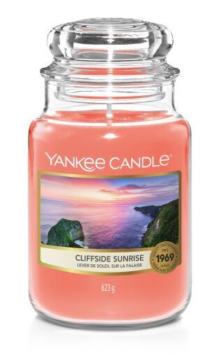 CANDLE YANKEE CLASSIC LARGE JAR CLIFFSIDE SUNRISE CANDLE YANKEE CLASSIC LARGE JAR CLIFFSIDE SUNRISE