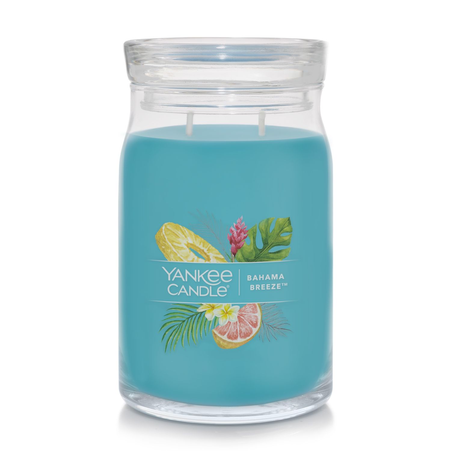 CANDLE YANKEE SIGNATURE LARGE JAR BAHAMA BREEZE