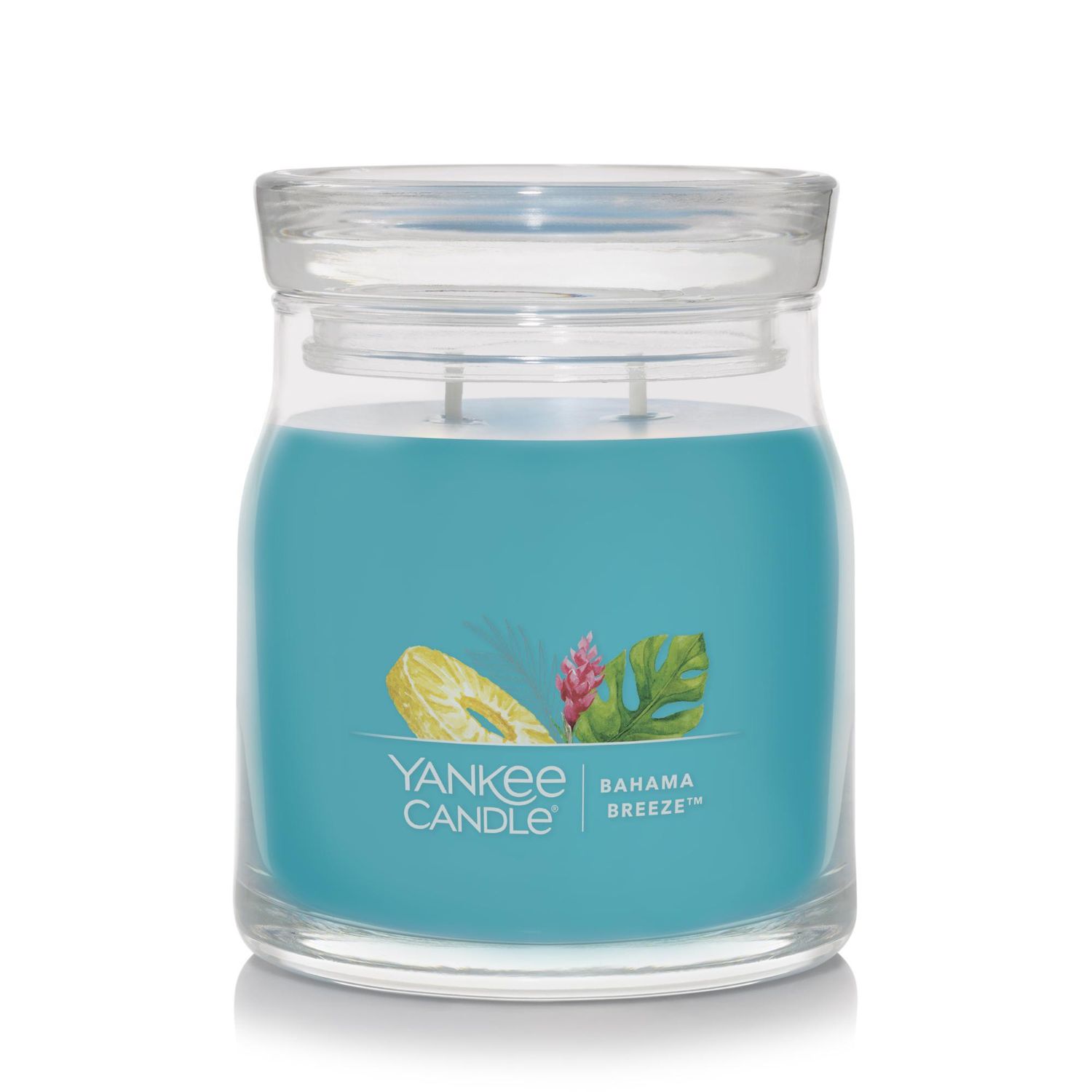 CANDLE YANKEE SIGNATURE MEDIUM JAR BAHAMA BREEZE
