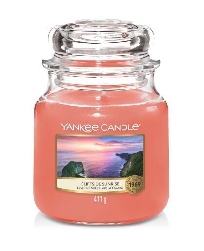 CANDLE YANKEE CLASSIC MEDIUM JAR CLIFFSIDE SUNRISE CANDLE YANKEE CLASSIC MEDIUM JAR CLIFFSIDE SUNRISE