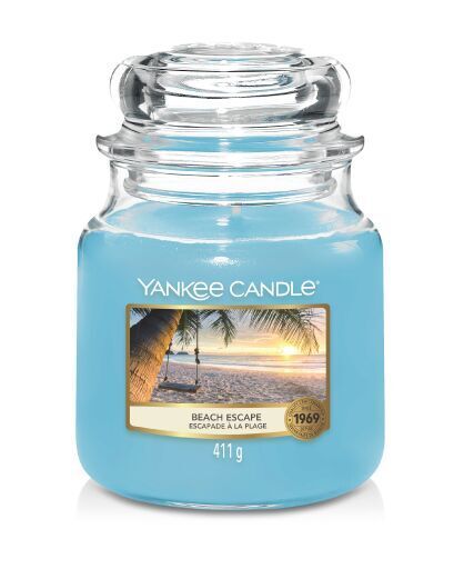 CANDLE YANKEE CLASSIC MEDIUM JAR BEACH ESCAPE