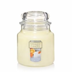 CANDLE YANKEE CLASSIC MEDIUM JAR JUICY CITRUS & SEA SALT