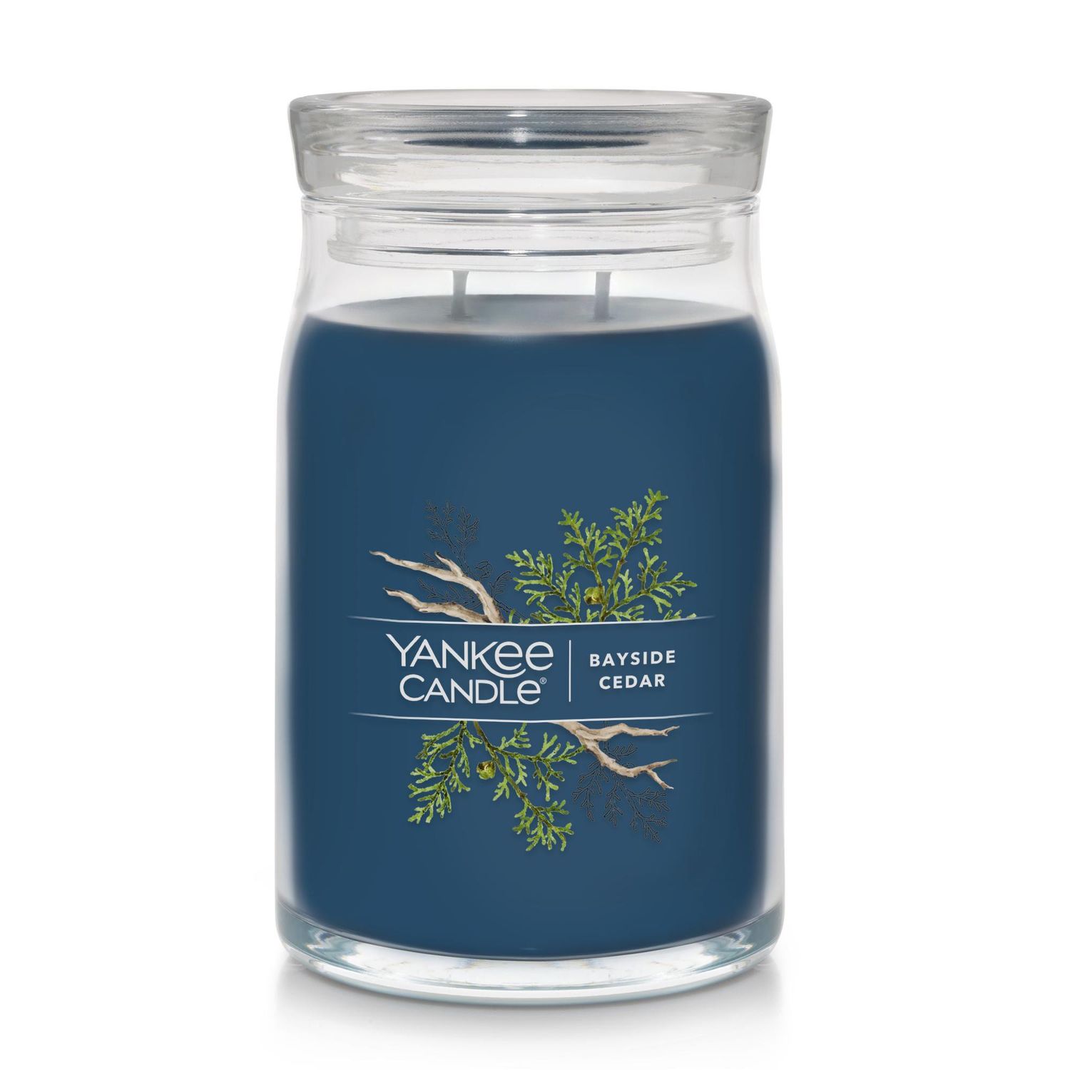 CANDLE YANKEE SIGNATURE LARGE JAR BAYSIDE CEDAR