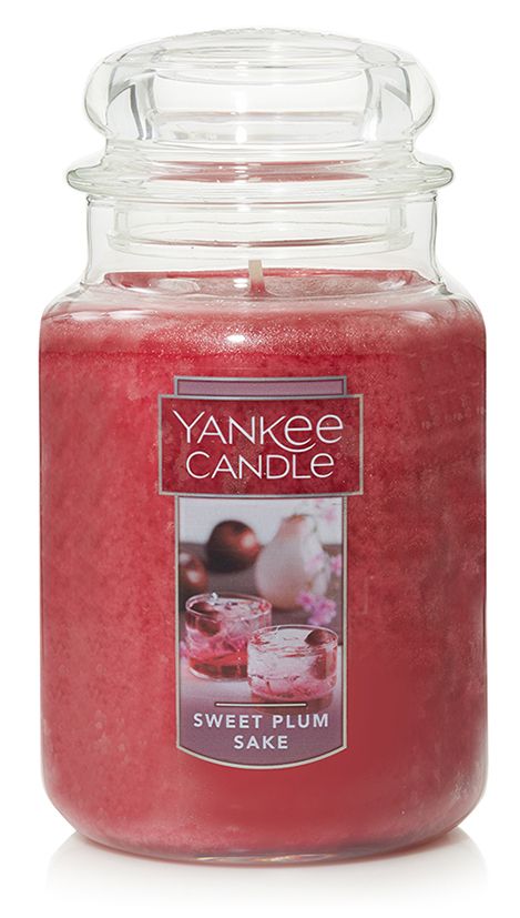 CANDLE YANKEE CLASSIC LARGE JAR SWEET PLUM SAKE