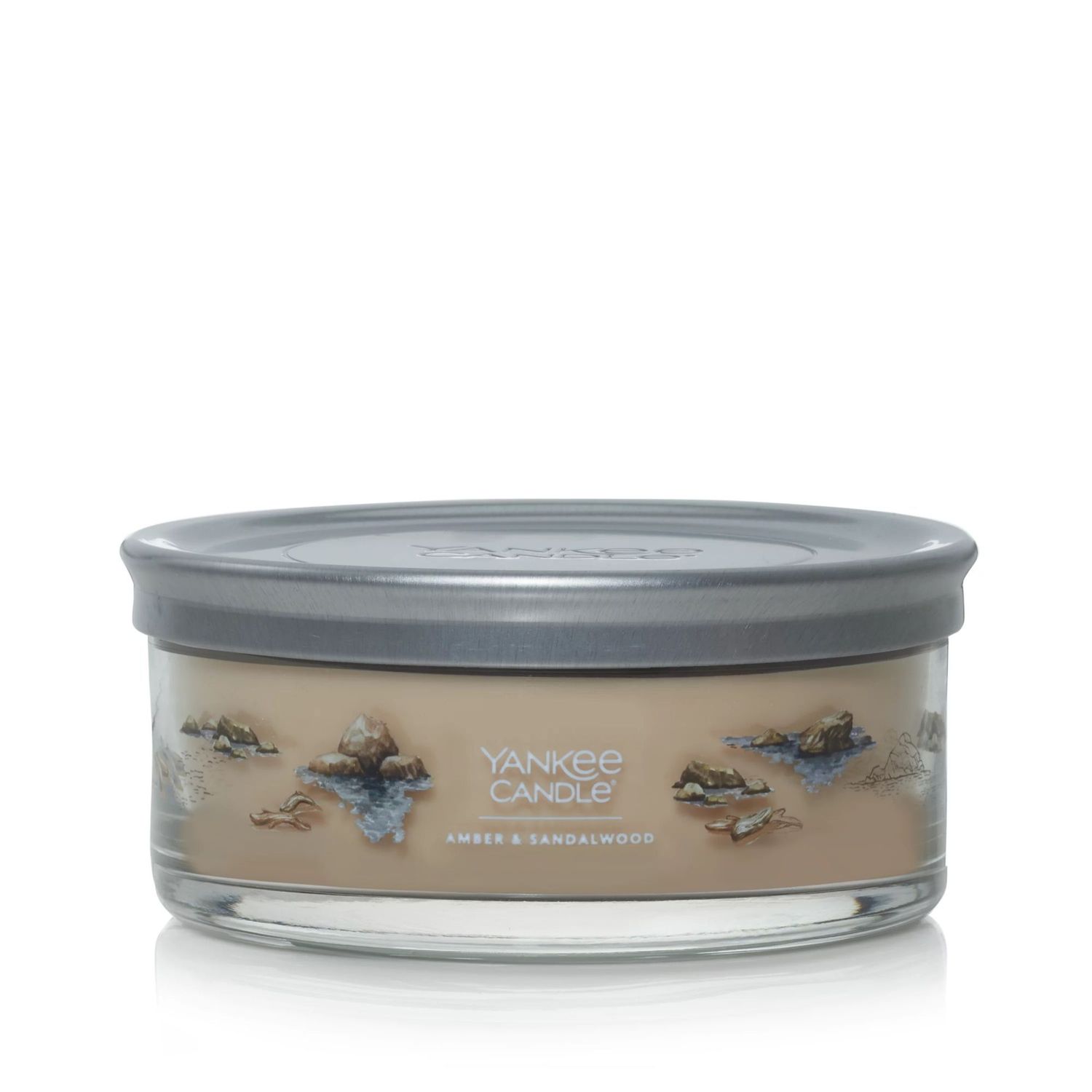 CANDLE YANKEE SIGNATURE 5 WICK TUMBLER AMBER & SANDALWOOD CANDLE YANKEE SIGNATURE 5 WICK TUMBLER AMBER & SANDALWOOD